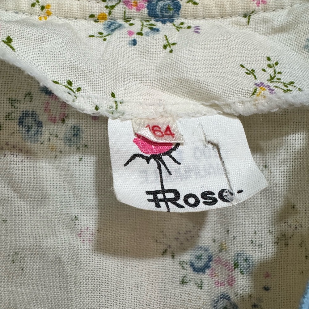 Vintage Dirndl Aus Bayern Dress With Blue Apron - Picture 5 of 5